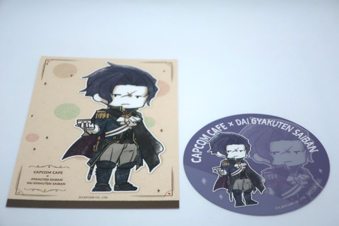 カプコンカフェ 大逆転裁判 コースター(バロック・バンジークス) 逆転